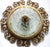 Brass and Frosted Glass 3-Light Ceiling Lamp from Kaiser-Leuchten, 1940s For Sale - Image 6 of 14