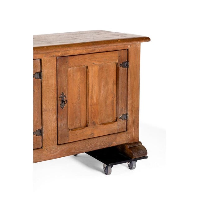 Mid-Century Modern French Sideboard in Oak For Sale - Image 6 of 14