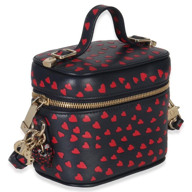 Contemporary Blue Red Dioramour DiorTravel Micro Vanity Case For Sale - Image 3 of 9