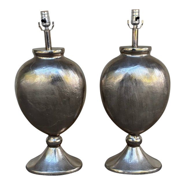 Currey & Co Marmont Lamps - Pair. For Sale