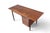 Brown Scandinavian Modern Drop Leaf Desk With Movable Case in Teak For Sale - Image 8 of 16
