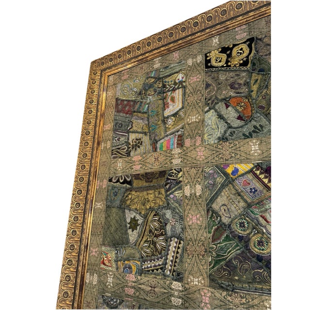 Large Modern Geometric Mosiac Tapestry For Sale - Image 9 of 9