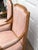 Wood Vintage Louis XVI Carved Wood and Upholstered Arm Chairs - A Pair For Sale - Image 7 of 12