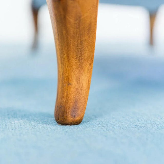 Brown Walnut and Velvet Lounge Chairs by Paolo Buffa, 1950s, Set of 2 For Sale - Image 8 of 13