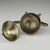 Vintage Metal Coffee Set, Italy, 1980s, Set of 3 For Sale - Image 15 of 18