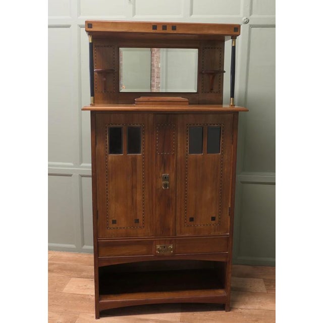 Stylish Secessionist Cocktail Display Cabinet, 1900 For Sale - Image 6 of 8