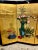 Vintage Chinoiserie Asian Style Lacquered Folding Screen or Wall Hanging For Sale In Kansas City - Image 6 of 12