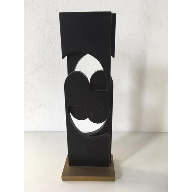 Postmodern Abstract Bronze Sculpture attributed to Roberto Vecchione, Italy, 1998 For Sale - Image 15 of 16