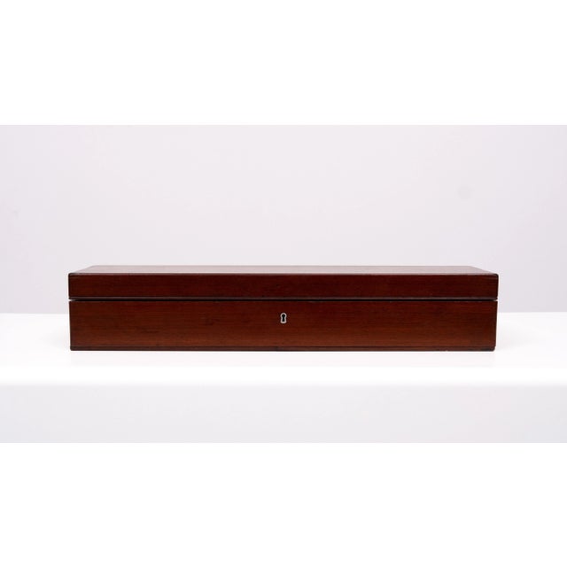 Wood Antique Mahogany Jewelry Boy, England, 1880s For Sale - Image 7 of 13