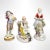 19th Century German Sitzendorf Porcelain Figurines, Stamped Originals - Set of 3 For Sale - Image 10 of 10