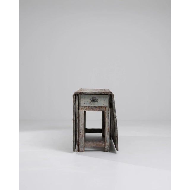 19th Century Scandinavian Wooden Gate Leg Table For Sale - Image 12 of 12