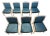 Set of 7 Dining Room or Guest or Reception Chairs Attributed to Kimball For Sale