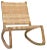 Las Palmas Rattan Rocking Chair, Teak For Sale