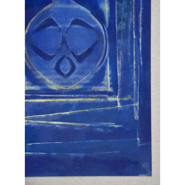 After Max Ernst, Vase Bleue, 1958, Stencil in Colors For Sale - Image 6 of 12