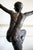 Art Deco Mid 20th Century Monumental Art Deco Bronze Dancer After d.h. Chiparus, 27.5” Sculpture on Marble Base For Sale - Image 3 of 7