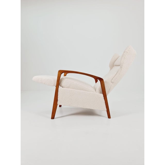 German Lounge Chair with Foot Rest, 1940s For Sale - Image 3 of 11