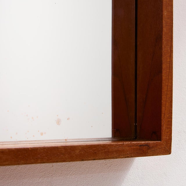 Teak Framed Mirror, 1960s For Sale - Image 6 of 16