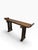 Brown Vintage Chinese Ming Style Hardwood Altar Console Table With Brass Studs & Fretwork For Sale - Image 8 of 15