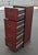 Vintage 4 Drawer Vertical Locking Filing Cabinet W/ Key For Sale - Image 4 of 8