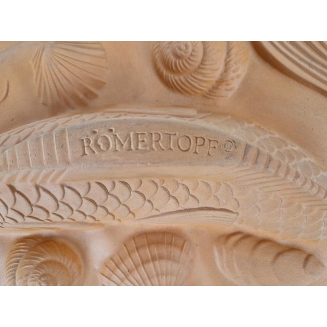 Vintage Terracotta Fish Baking Dish by Romertopf, Germany 1970 For Sale - Image 4 of 11