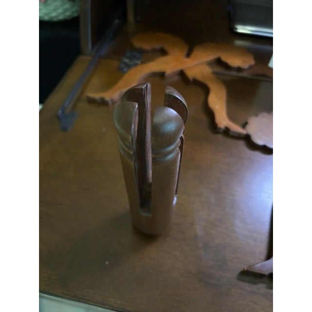 Colonial Revival Tripod‑Form Stand With Star Inlay, C. 1920–1940 For Sale - Image 11 of 12
