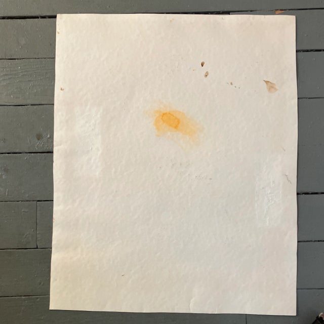 1970’s Original Abstract Precisionist Watercolor Painting For Sale - Image 4 of 5