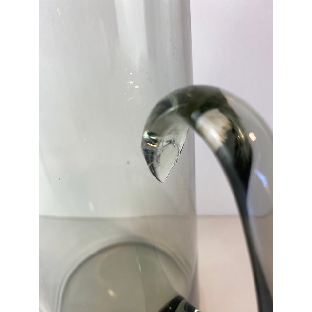 Mid-Century Modern 1960s Danish Modern Per Lütken for Holmegaard Smoked Glass Martini Pitcher For Sale - Image 3 of 6
