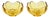 Amber Flower Candle Holders – a Pair For Sale
