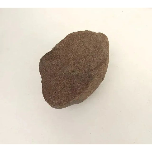 Traditional Vintage Carved Red Sand Stone Fragment For Sale - Image 3 of 5