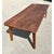 Vintage Rustic Wide Plank Wood Farm Table For Sale In West Palm - Image 6 of 15