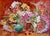 Oil Painting a Bouquet of Freesias Kotmin Olga For Sale