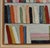 À Demi-Mot, Contemporary Textured Bookshelf Oil Painting, Framed by Sophie Dumont For Sale - Image 6 of 9