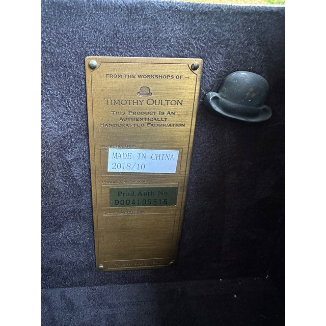 Authentic Timothy Oulton Hudson Collection bar cabinet, originally purchased from HD Buttercup in Los Angeles. The piece...