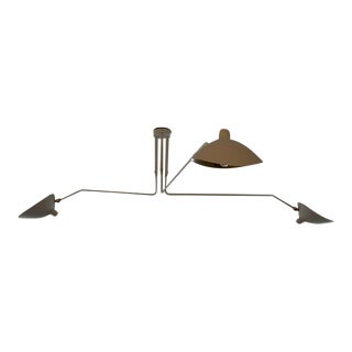 France & Sons Contemporary Serge Mouille Inspired White, Mid-Century Modern Style Ceiling Lamp For Sale