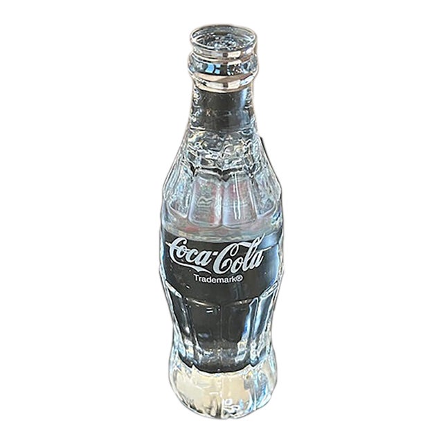 Solid Crystal Coca Cola Commemorative Bottle For Sale