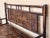 Wood Mid 20th Century High backrest Bamboo Bench with leather ligatures in Style of Edizioni Molto For Sale - Image 7 of 18