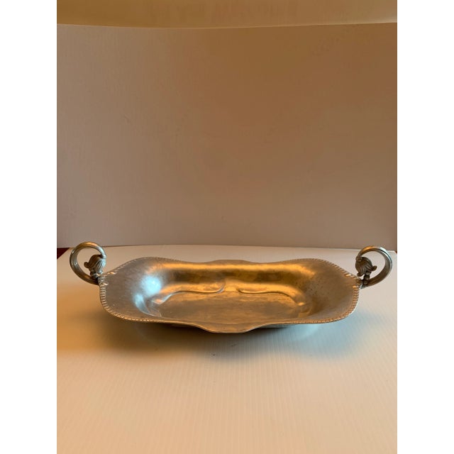 Vintage Farberware tray with curly handles made in the USA