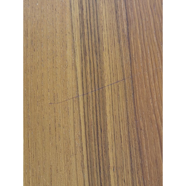 Wood Danish Round Teak Extendable Dining Table by Glostrup Møbelfabrik, 1960s For Sale - Image 7 of 11