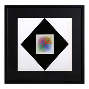 Victor Vasarely, Vega Pal, Offset Lithograph