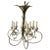 1960s French Brass Chandelier with Stars For Sale - Image 9 of 9