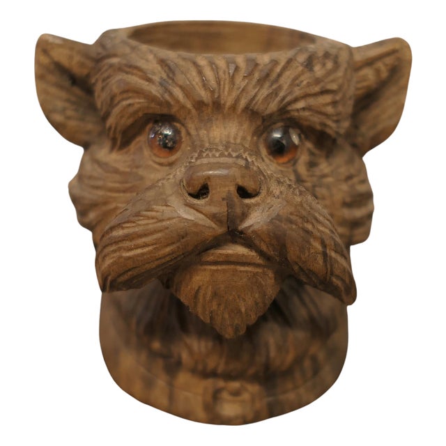 Black Forest Carved Scottie Dog, 1900 For Sale