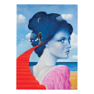 Rafal Olbinski, Somewhere in Time, 2000s, Giclee Print For Sale