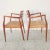 Set of Mid-Century Danish Teak Armchair Model 62 by Niels O. Møller for J L Moller, Denmark, 1960s For Sale - Image 9 of 11