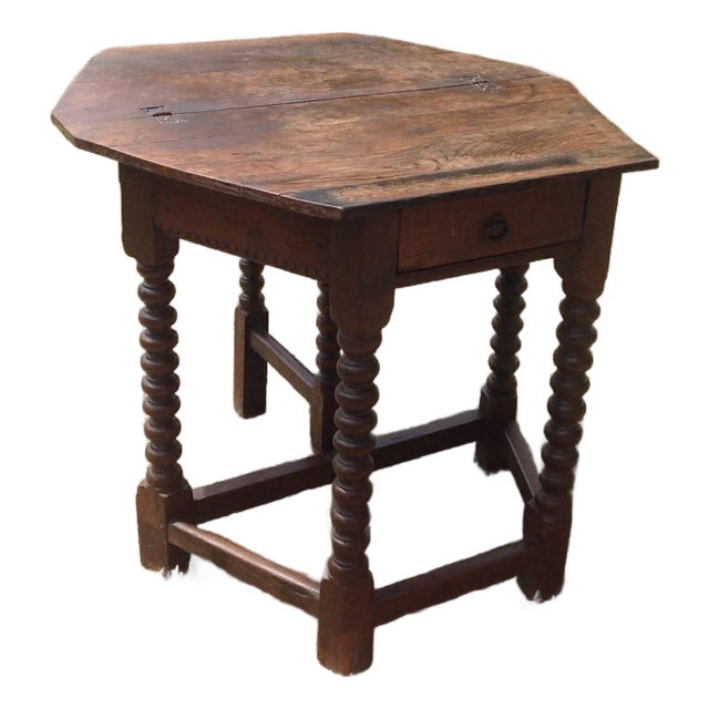 A Charles II Oak Credence Table 1650 For Sale