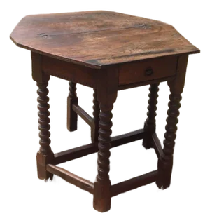 A Charles II Oak Credence Table 1650
