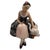 Mid 20th Century Mid-Century Italian Ars Pulchra Torino Large Pottery Figure - Seated Girl With Large Hat For Sale - Image 5 of 11