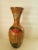 Asian Vintage Brass Floral Cloisonne Vase For Sale - Image 3 of 6