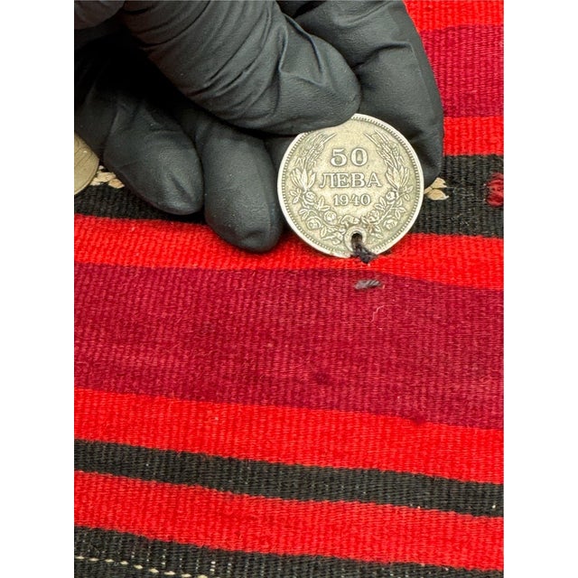 Traditional Vintage Bulgarian Folk Costume Apron, Prestilka For Sale - Image 3 of 17