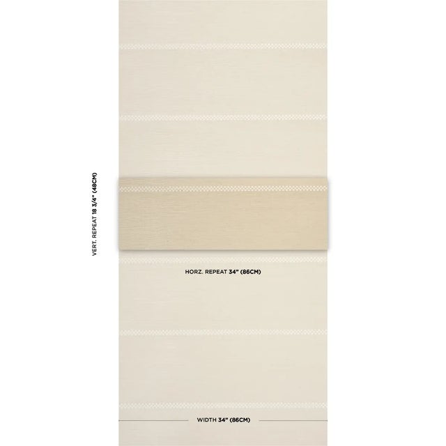 Printed by hand on our Haruki Sisal, this patterned, horizontal stripe is an interesting, textural take on an ever popular...