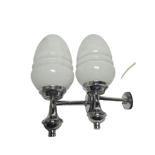 Art Deco Style Sconces, Poland, 1970s, Set of 2 For Sale - Image 11 of 12